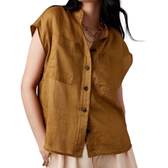 Banana Republic Tops - Banana Republic Ramie Safari Shirt